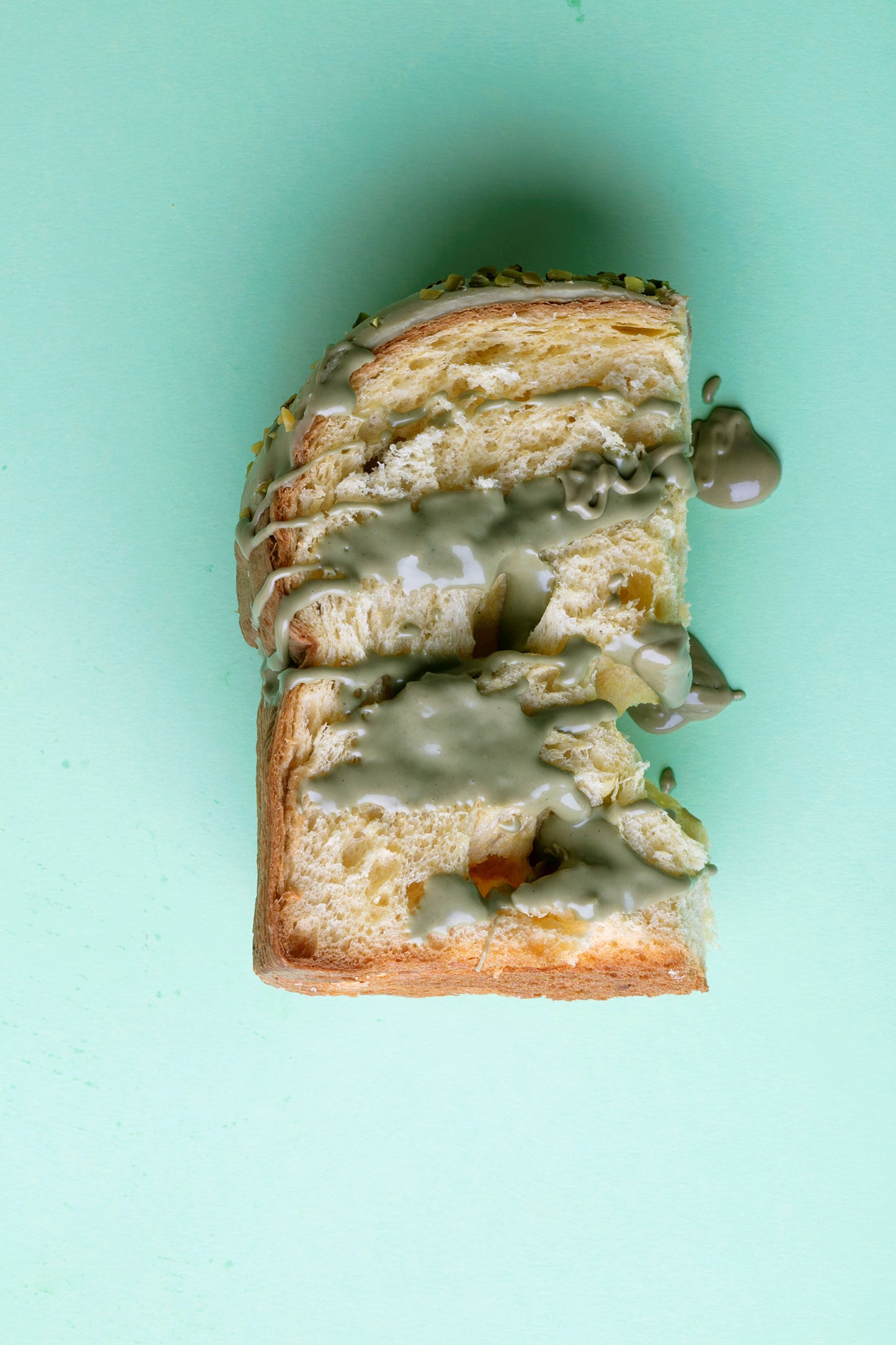 Panettone Artigianale Pistacchio con vasetto di crema al Pistacchio