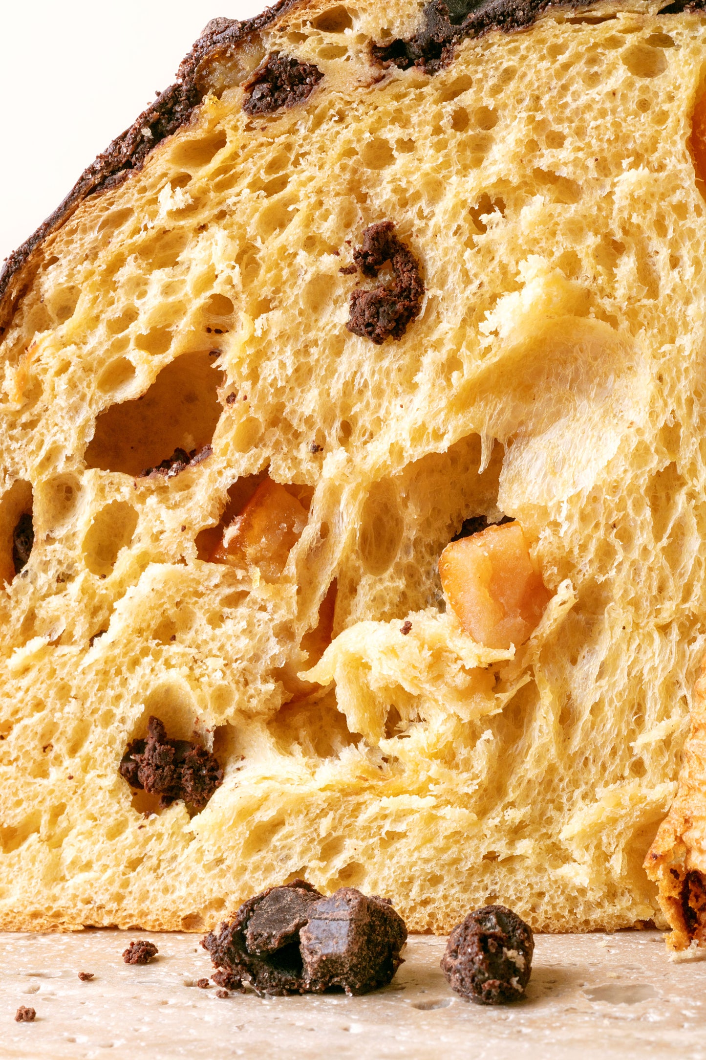 Panettone Artigianale con Scaglie da "Cioccolato di Modica IGP" 100% e Arancia