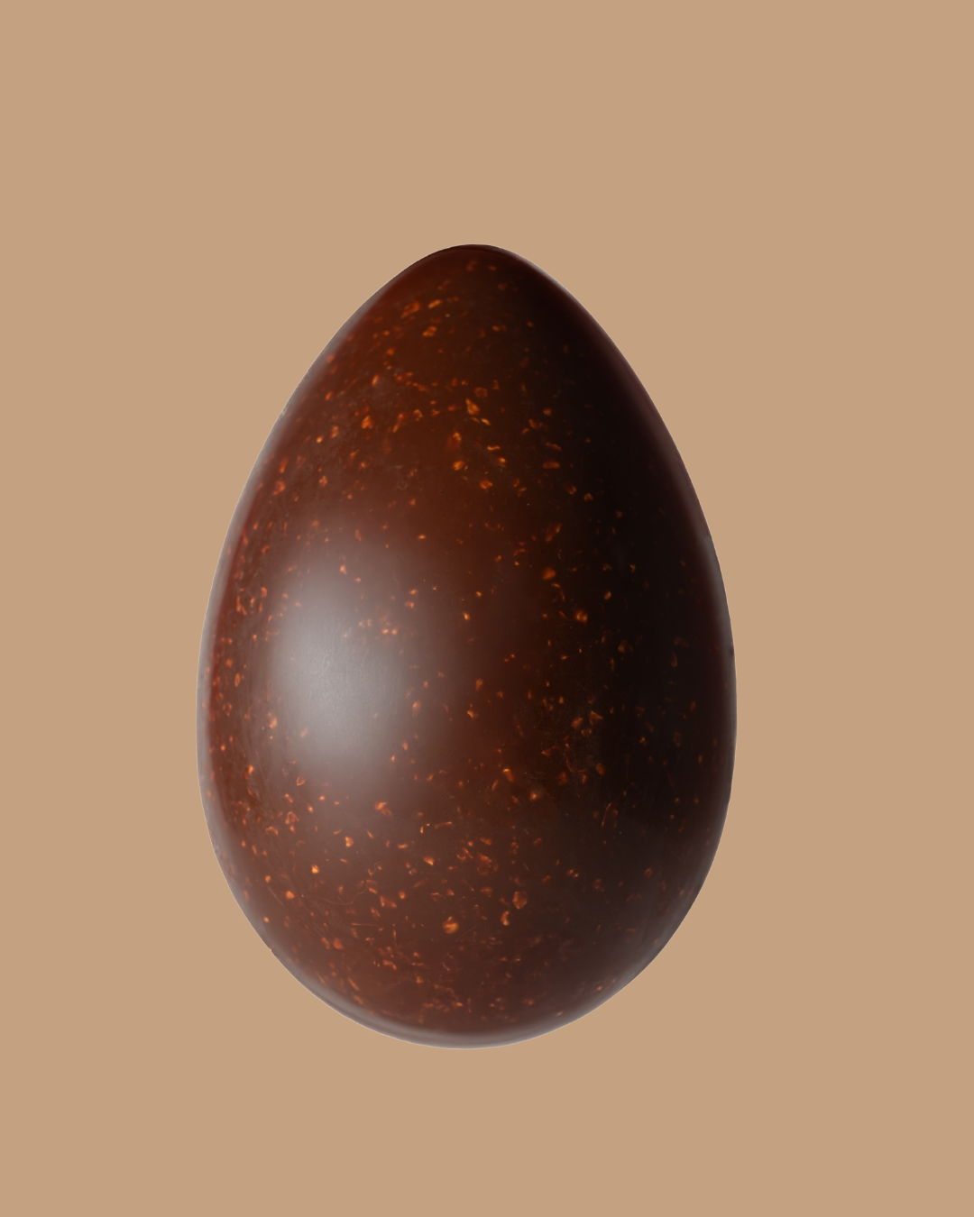 Uovo di Cioccolato Fondente con Granella di Nocciole