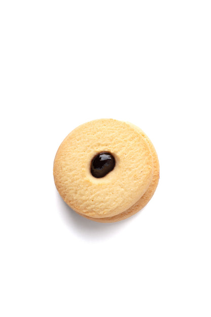 Biscotti Occhi di Bue con passata di Frutti di Bosco