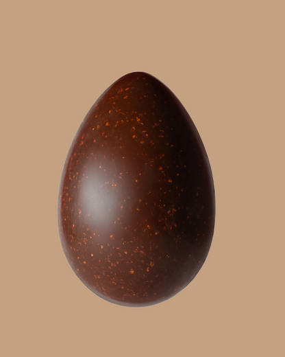 Uovo di Cioccolato Fondente con Granella di Nocciole